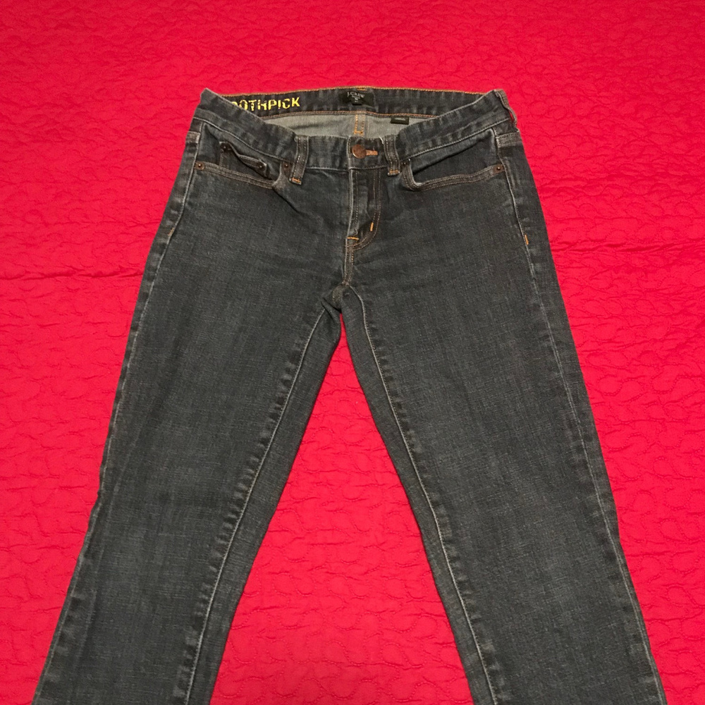 J Crew Toothpick Jeans 24R
